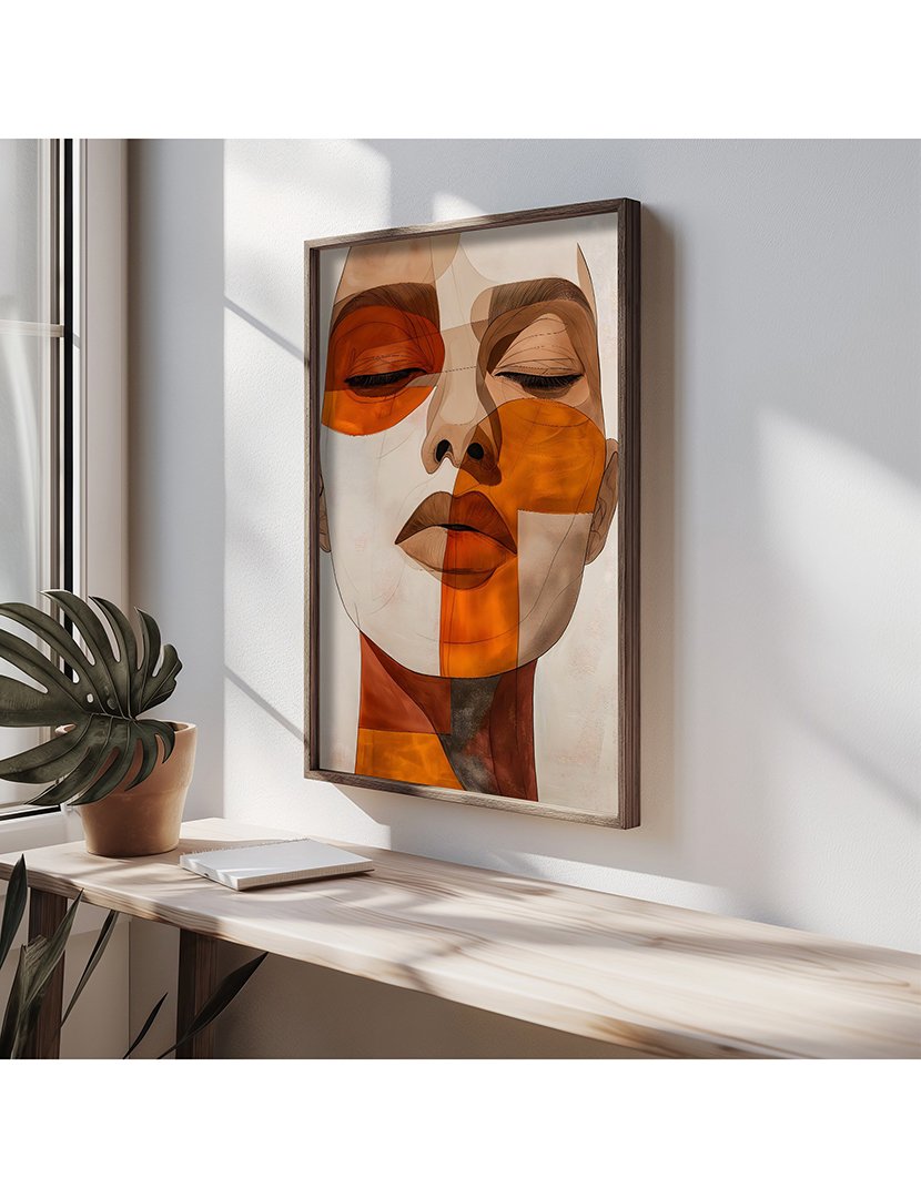 Quadro MDF Emoldurado Eyes Close