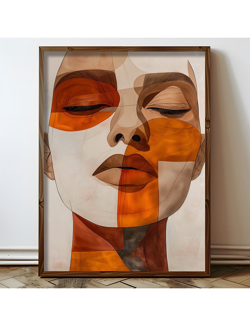 Quadro MDF Emoldurado Eyes Close