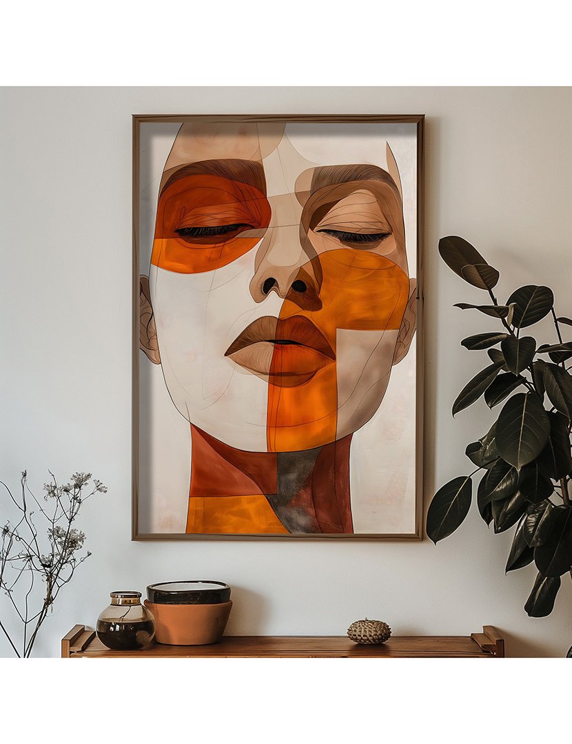 Quadro MDF Emoldurado Eyes Close