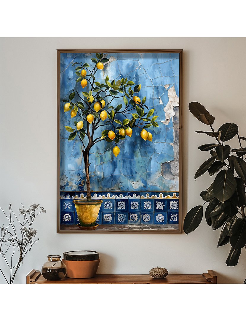 Quadro MDF Emoldurado Amalfi