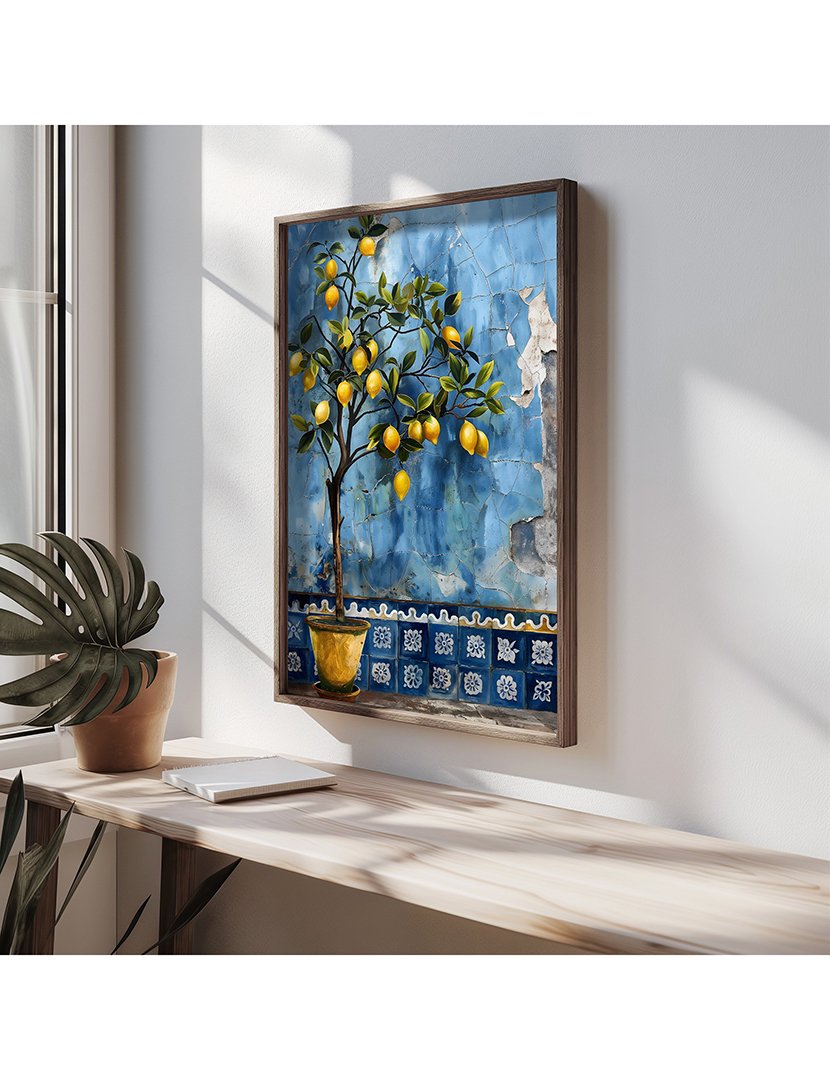 Quadro MDF Emoldurado Amalfi