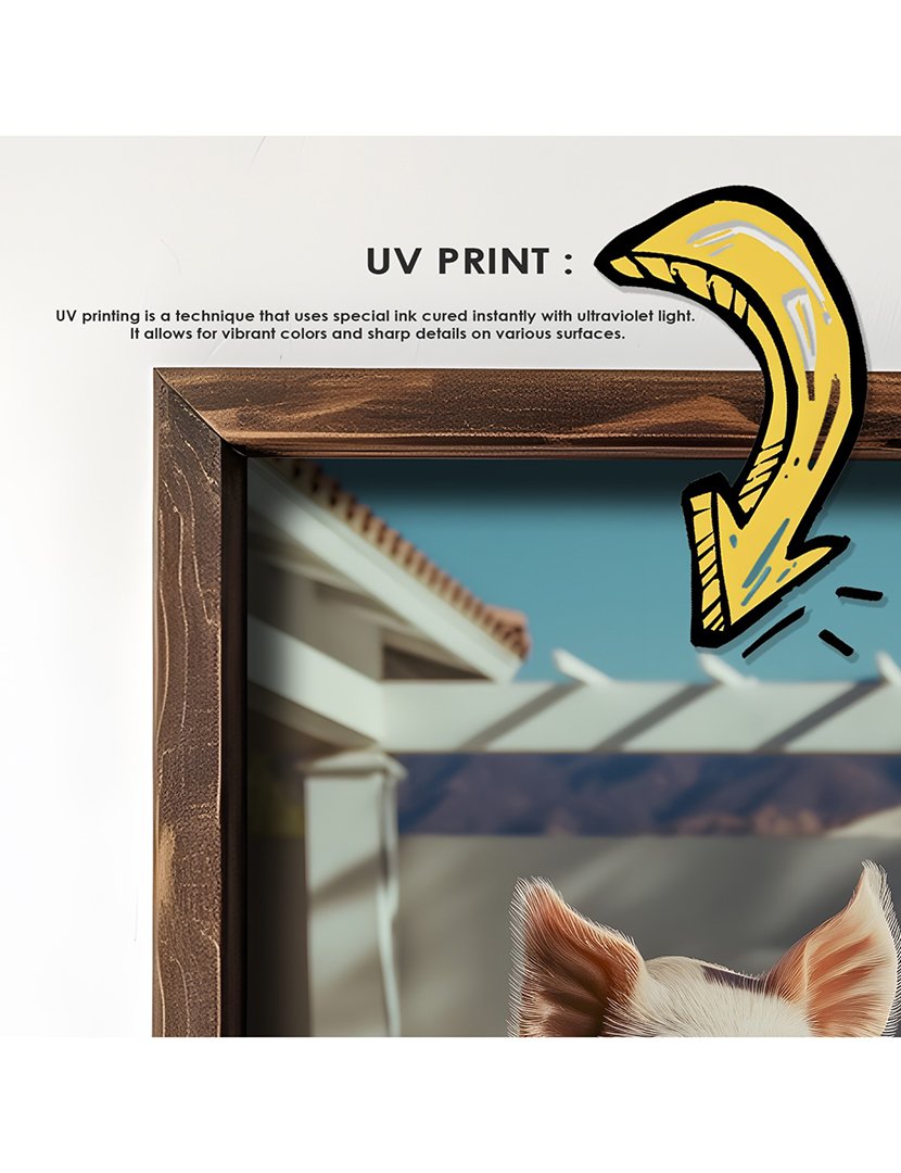 Quadro MDF Emoldurado Pigs