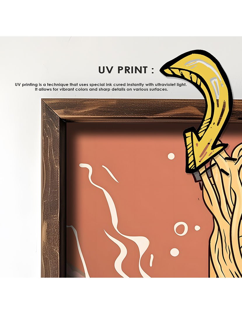 Quadro MDF Emoldurado Ramen 1