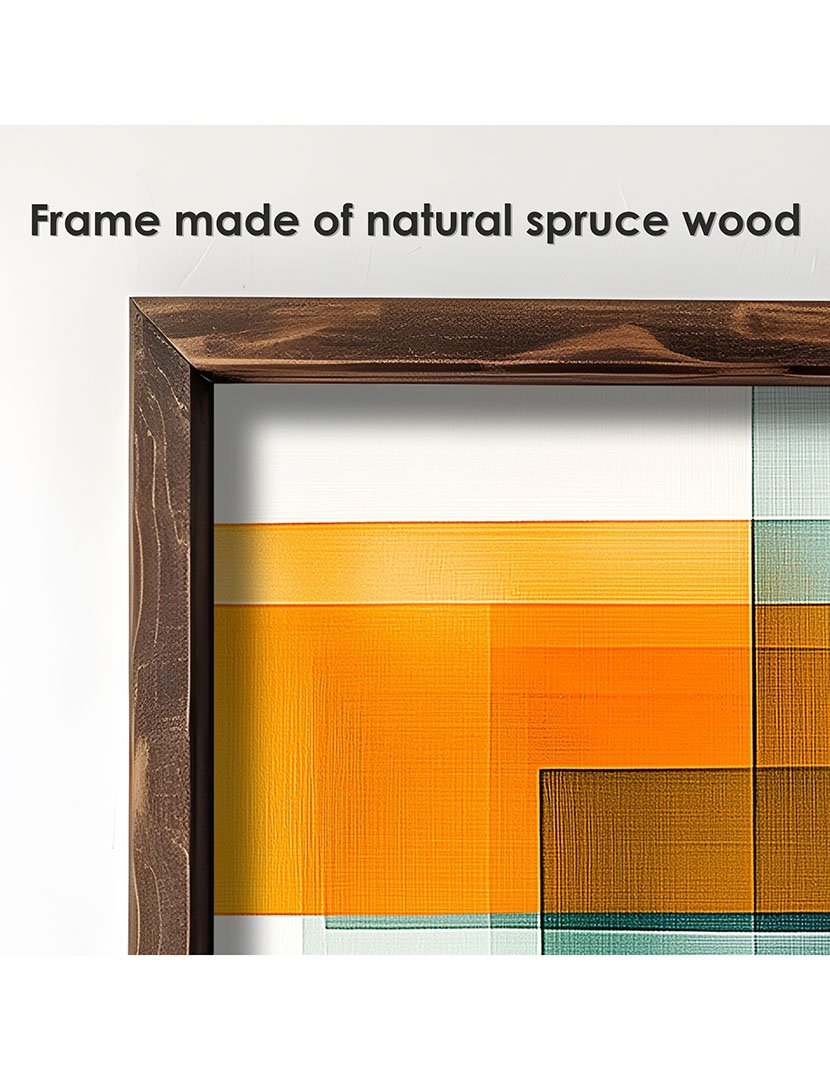 Quadro MDF Emoldurado Color Abstract