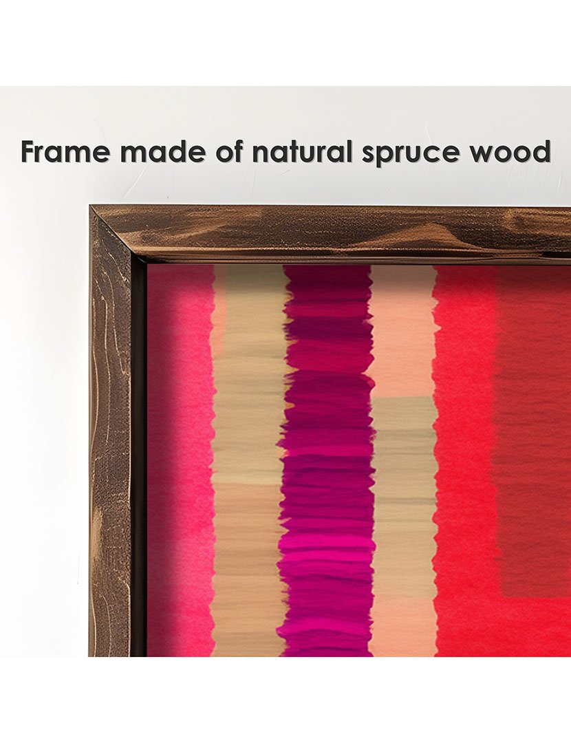 Quadro MDF Emoldurado Color Strips