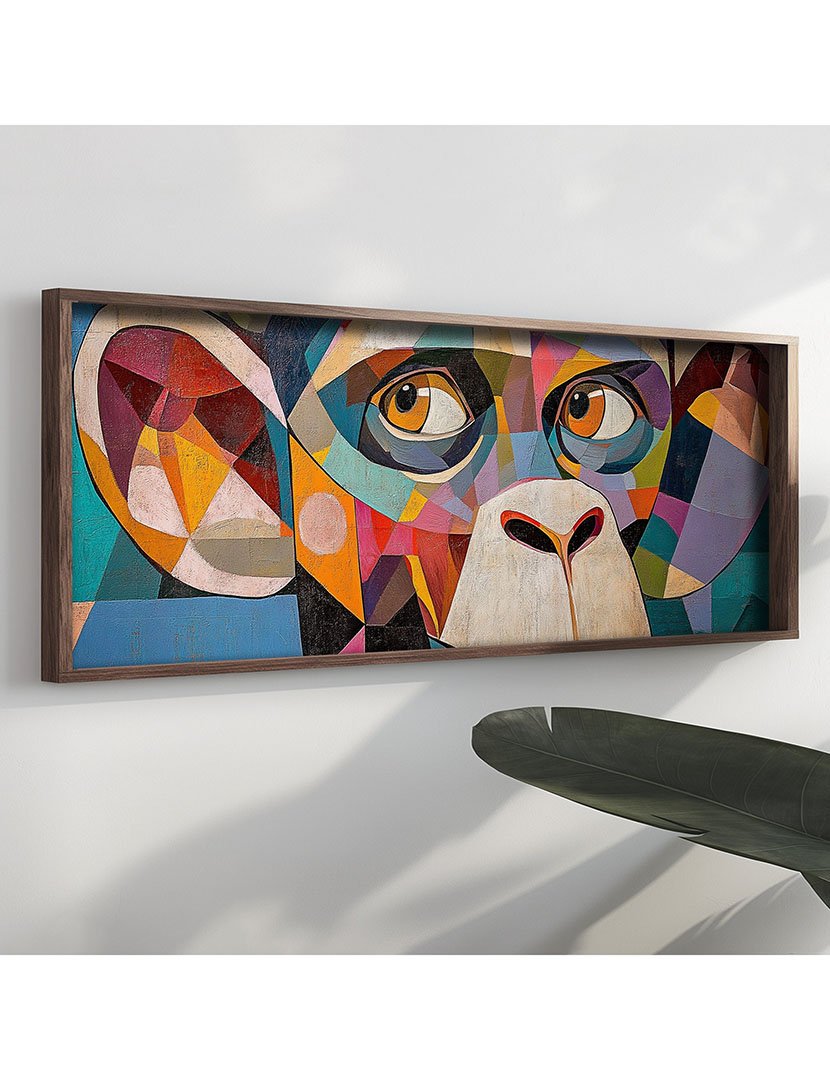 Quadro MDF Emoldurado Color Monkey