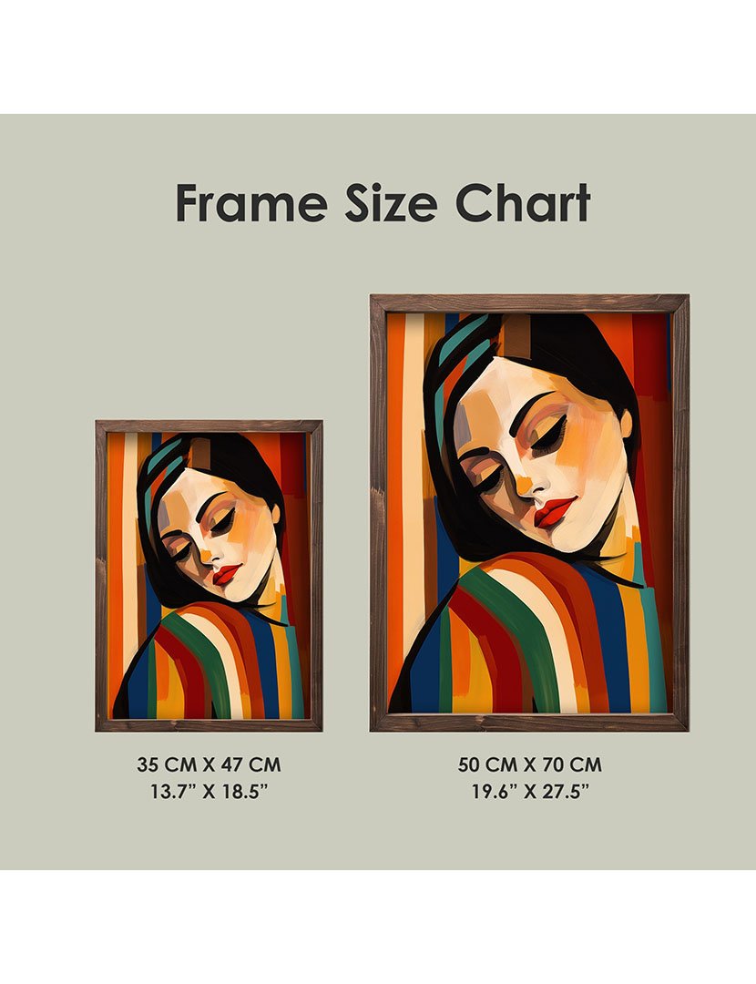 Quadro MDF Emoldurado Girl Pose