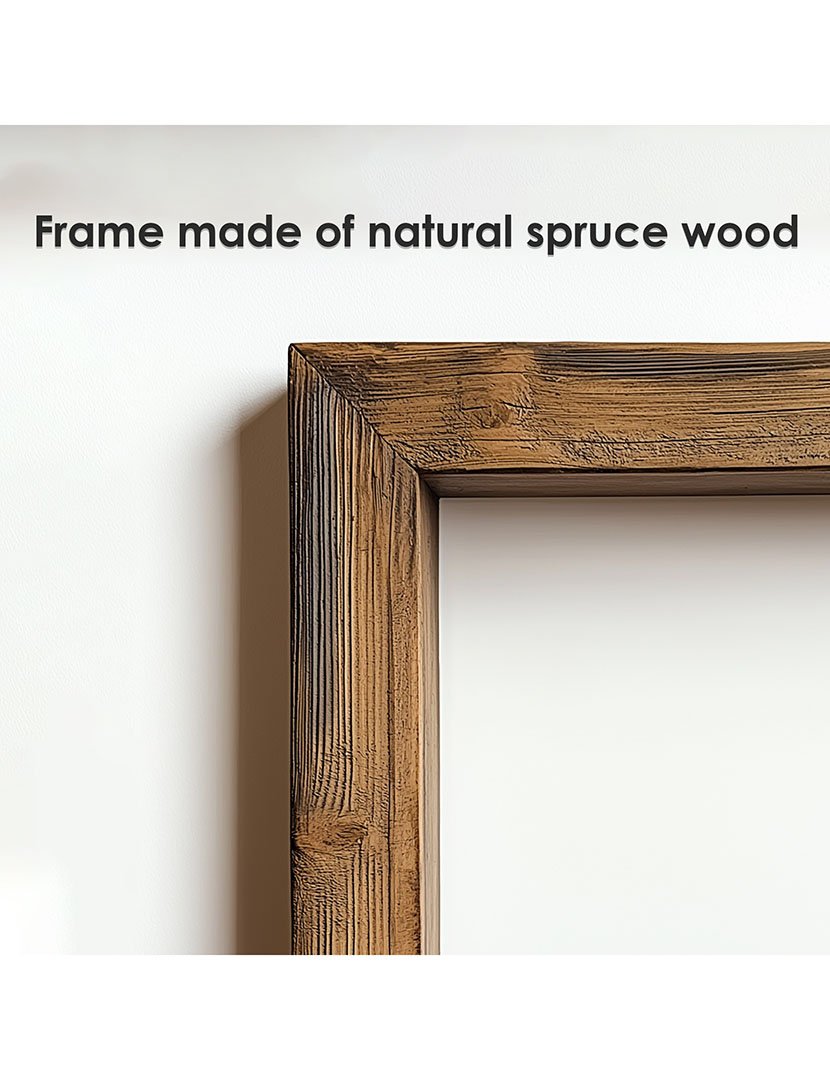 Quadro MDF Emoldurado Color Frog