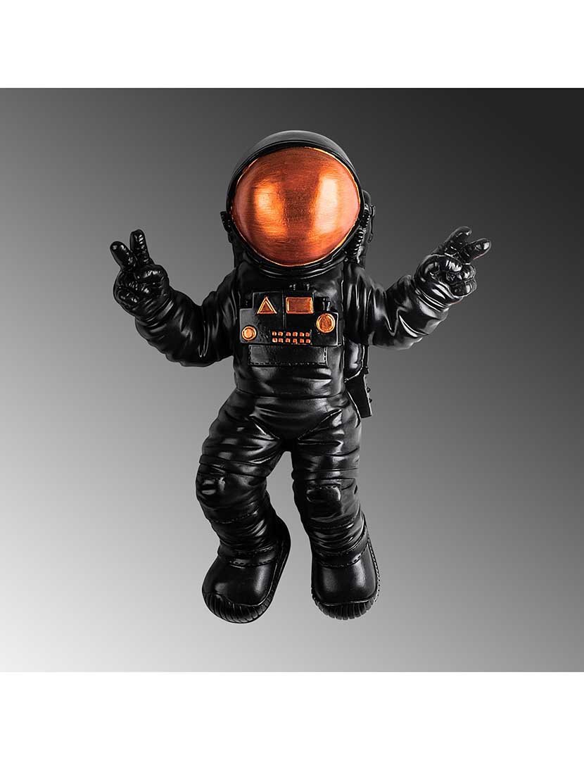 Decoração Parede Astronauta Preto