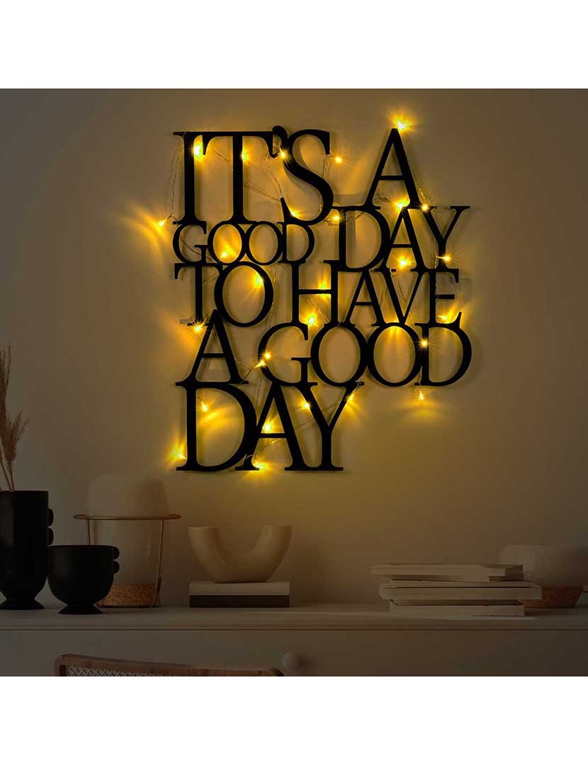 Decoração Parede Metal It's a Good Day Bright