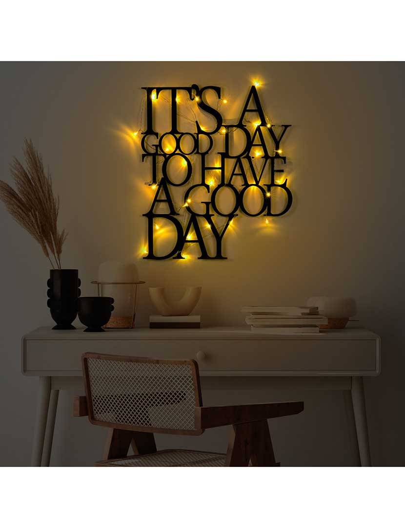 Decoração Parede Metal It's a Good Day Bright