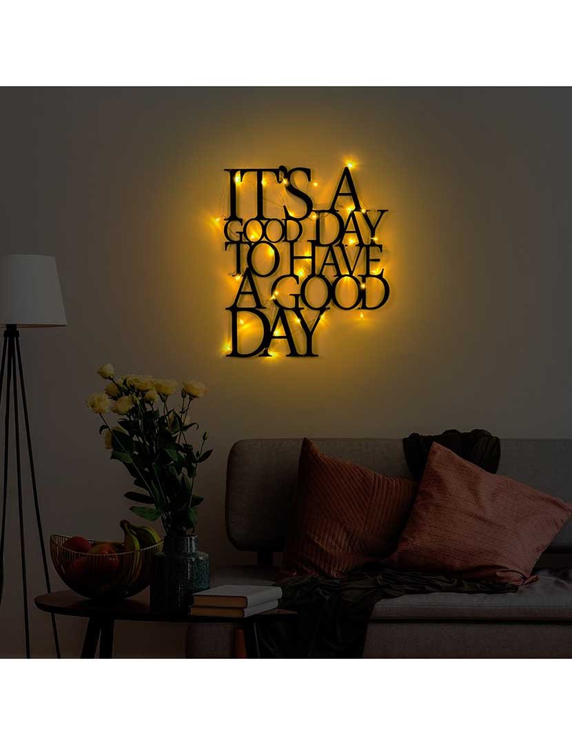 Decoração Parede Metal It's a Good Day Bright