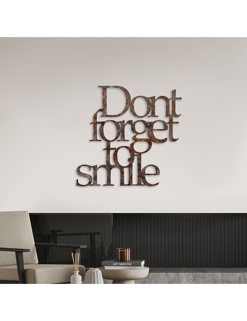 Decoração Parede Metal Don't Forget Rusty