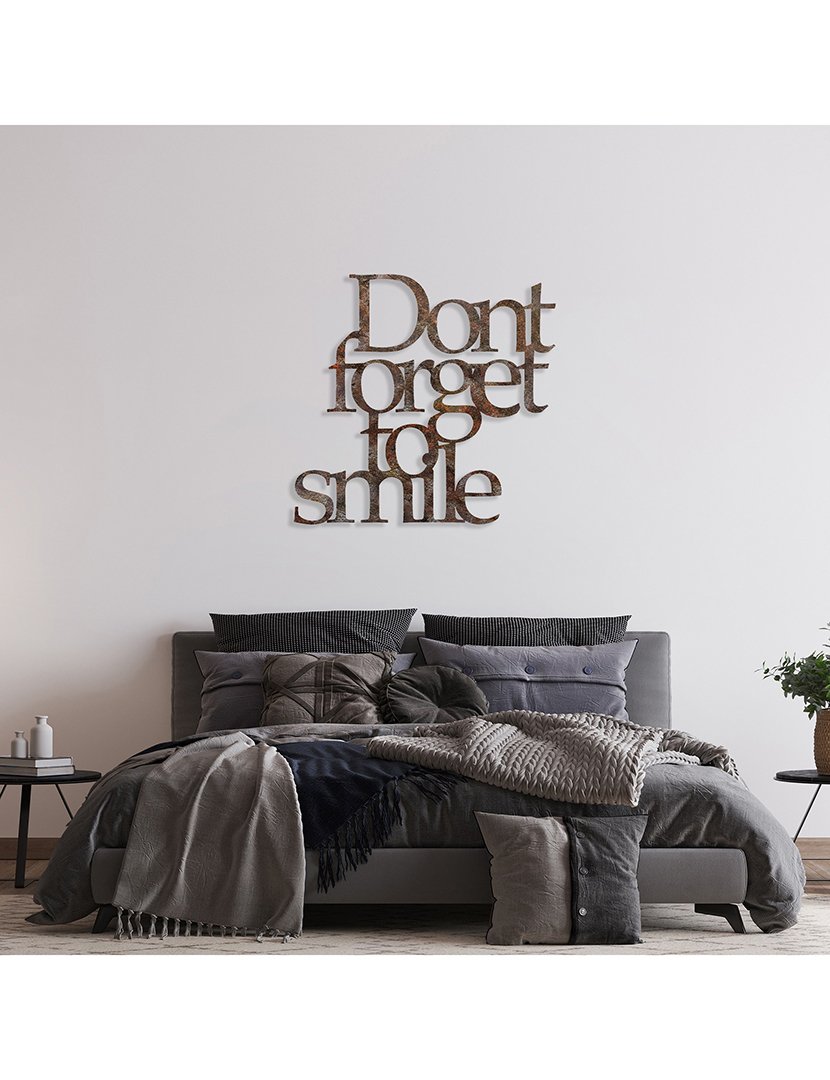 Decoração Parede Metal Don't Forget Rusty