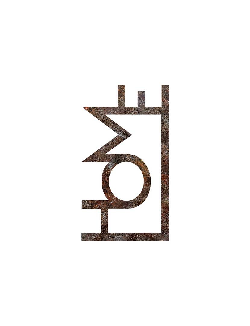 Decoração Parede Metal Home Rusty