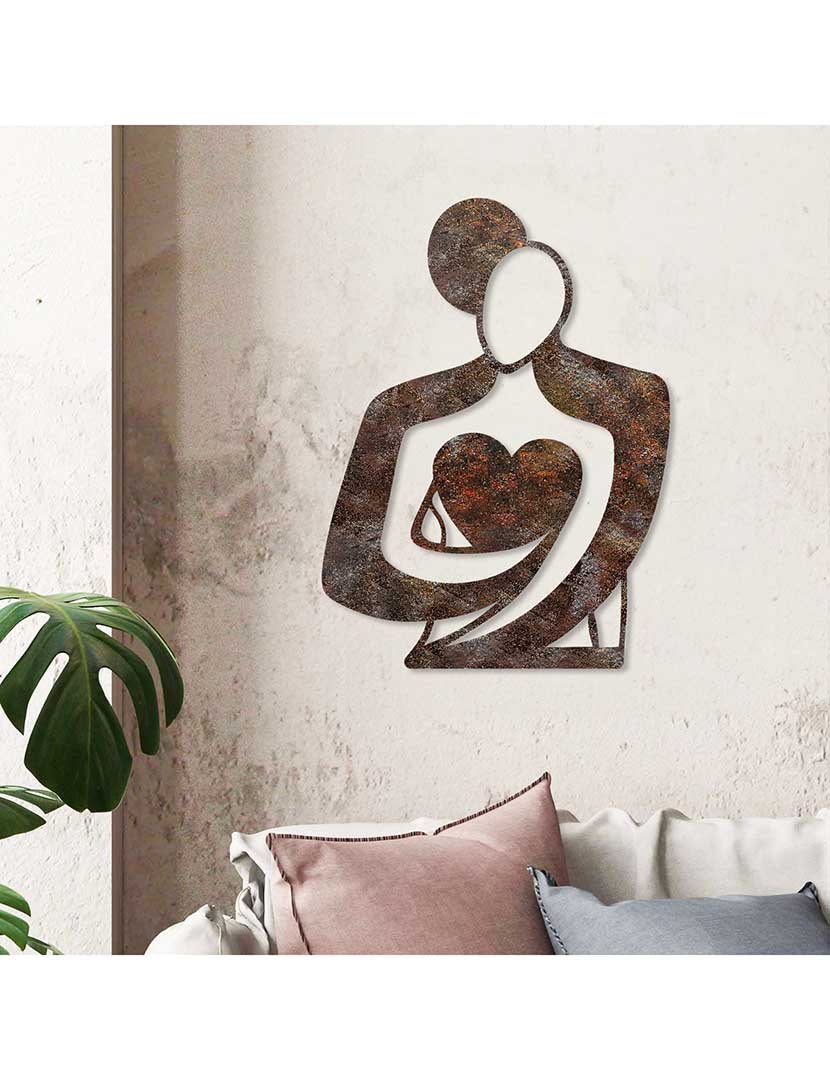 Decoração Parede Metal Hug