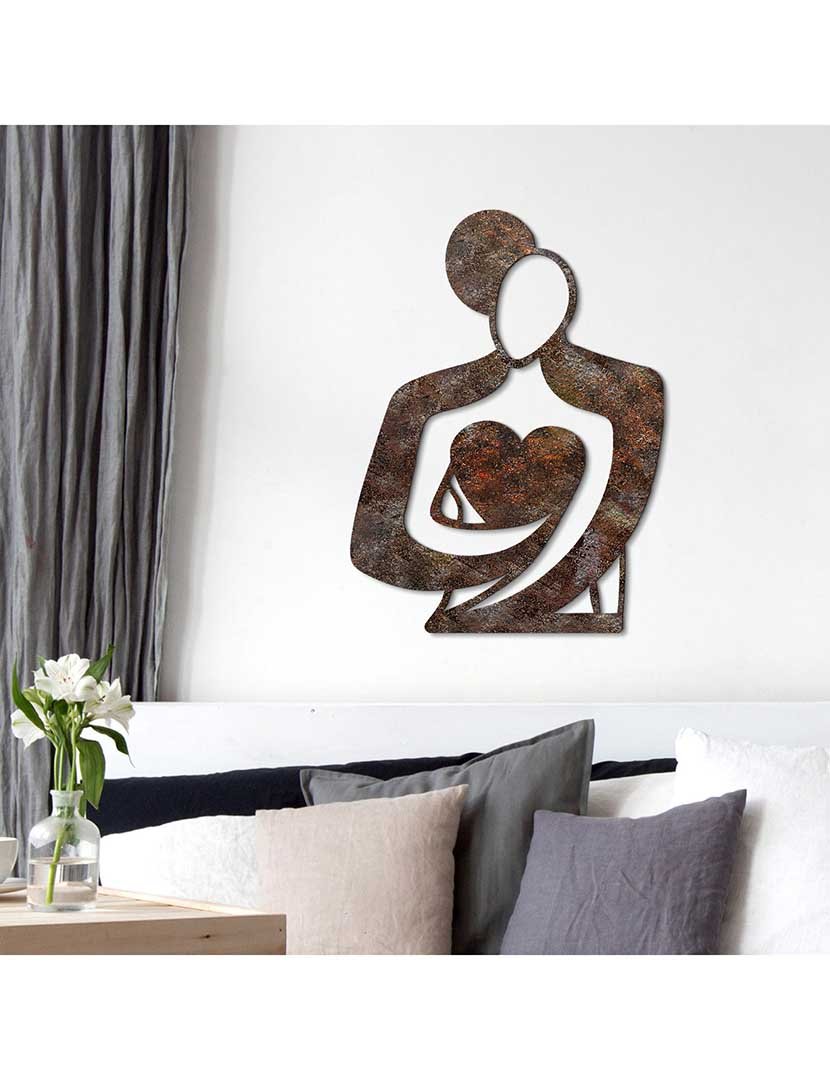 Decoração Parede Metal Hug