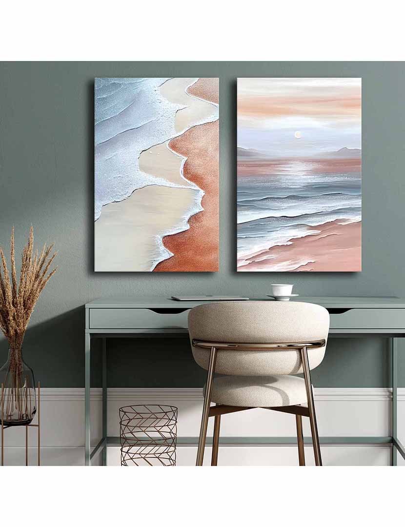 Conjunto 2 Telas Beach Waves