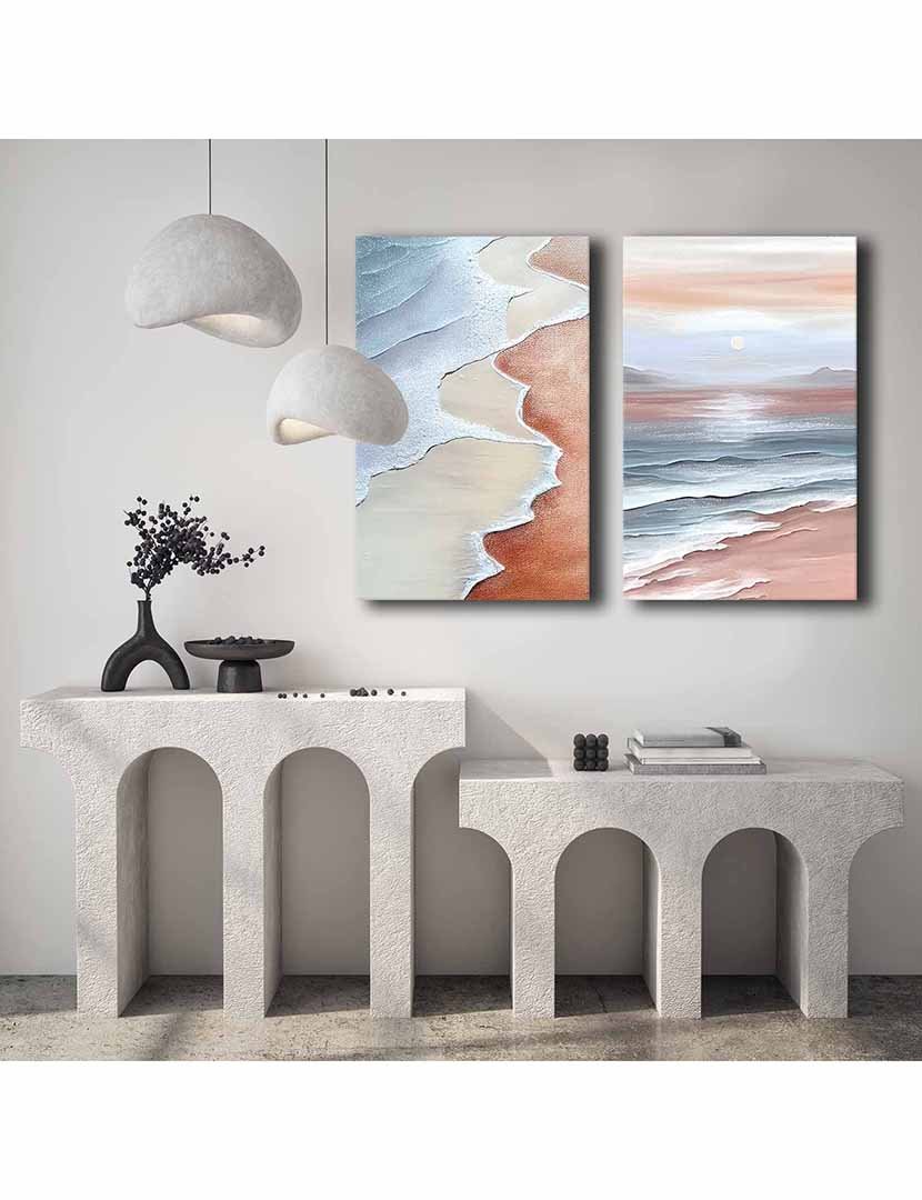 Conjunto 2 Telas Beach Waves