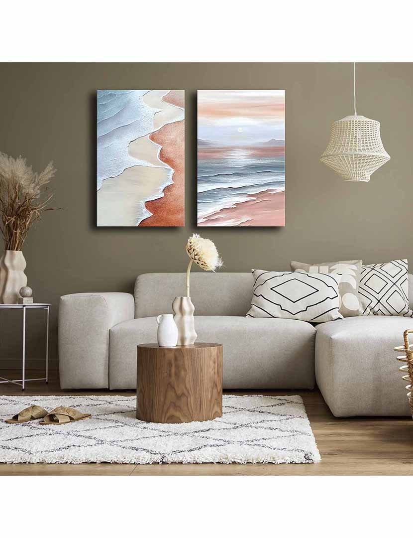 Conjunto 2 Telas Beach Waves