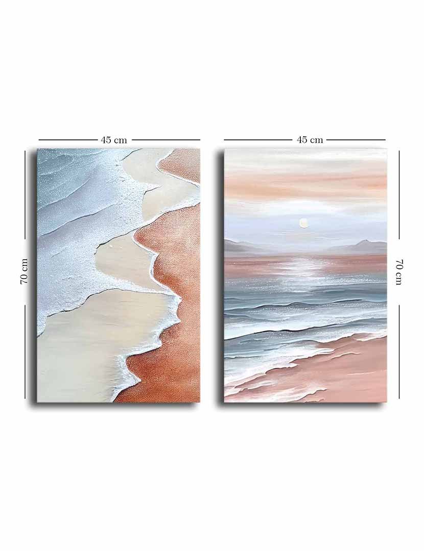 Conjunto 2 Telas Beach Waves