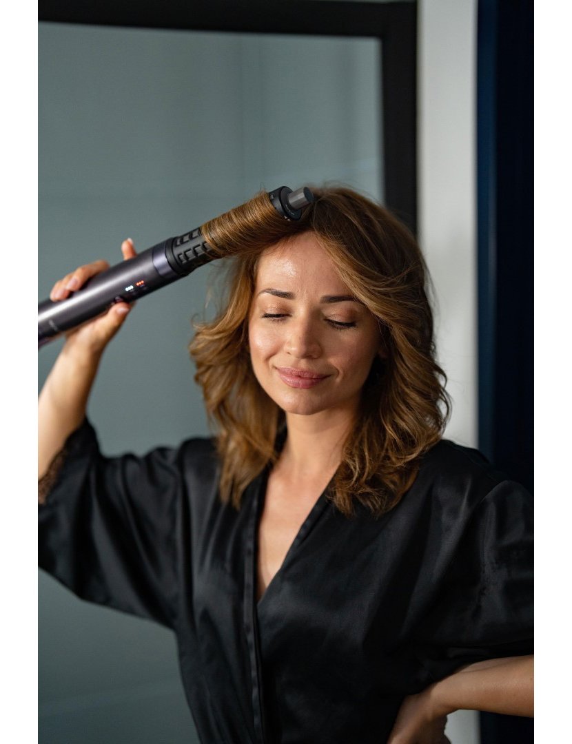 Modelador de Cabelo Hair Flow Pro Styler Roxo