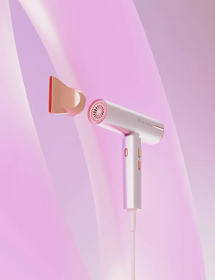 Secador de Cabelo Silencioso CandyFlow Rosa