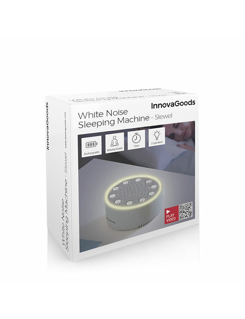 Máquina de Som para Dormir Slewel Branco