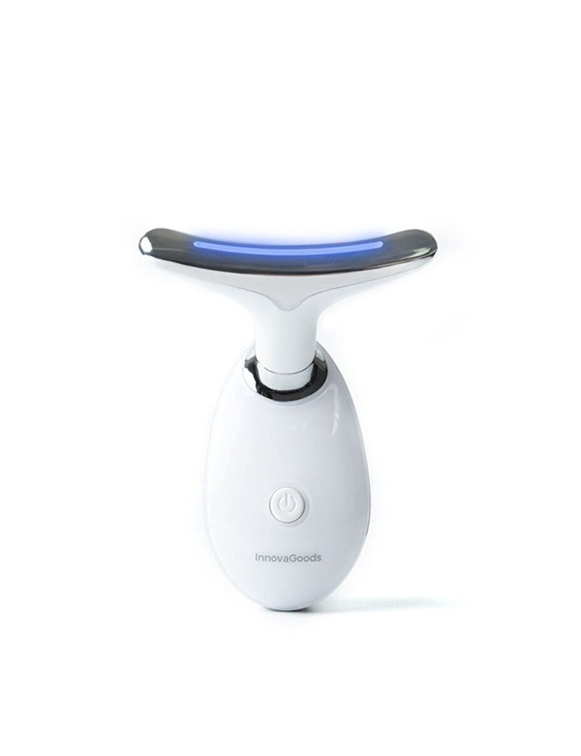 Massajador Facial Elétrico Firmador para Rosto e Pescoço com LED Selora