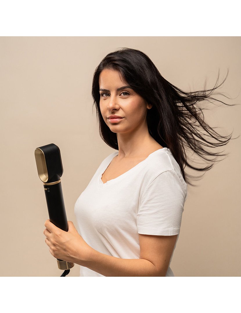 Secador de Cabelo Multifuncional Iónico e Escova Modeladora + 7 acessórios Wavify