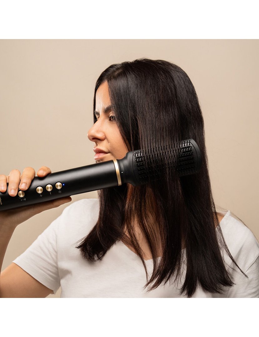 Secador de Cabelo Multifuncional Iónico e Escova Modeladora + 7 acessórios Wavify