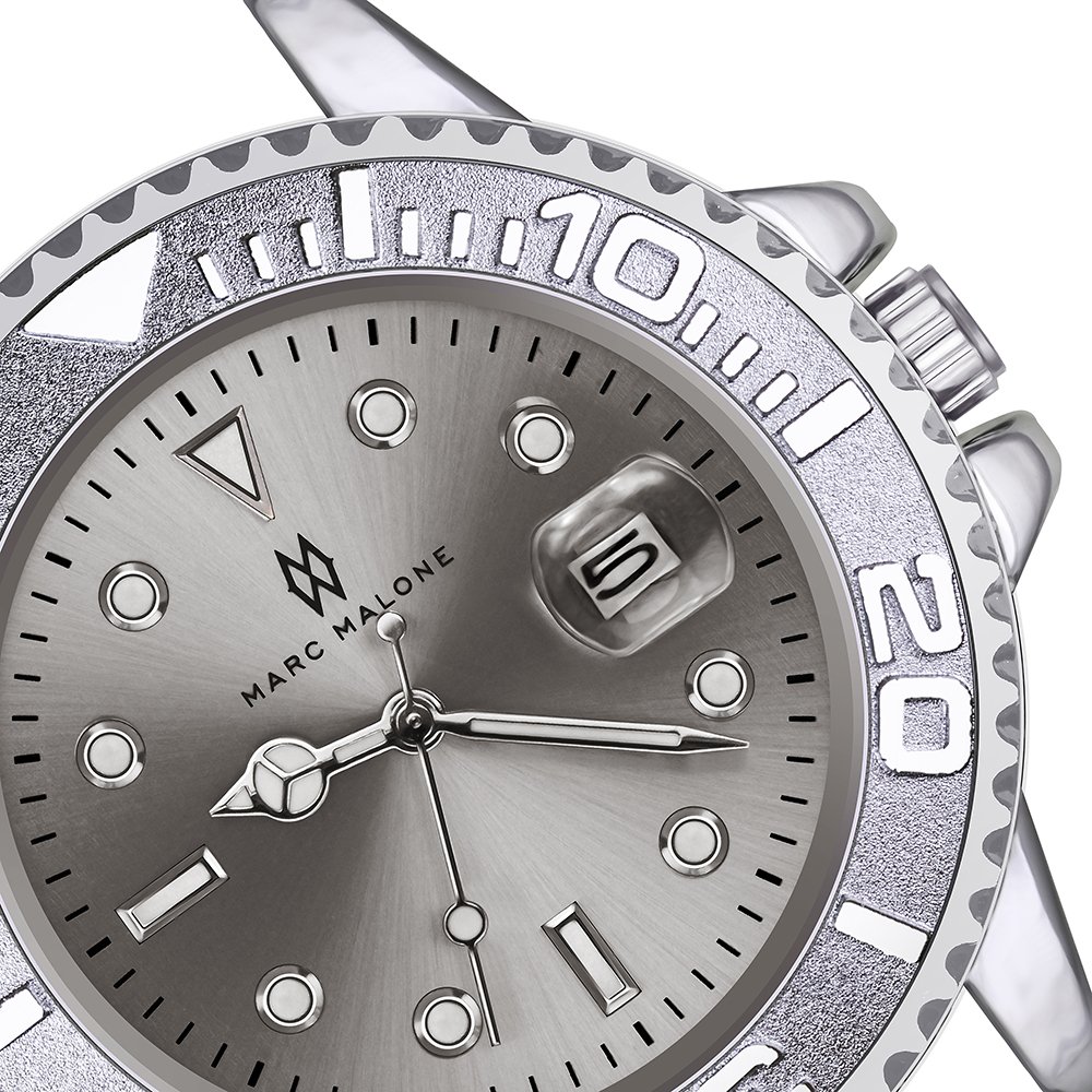 Relógio Masculino Prateado