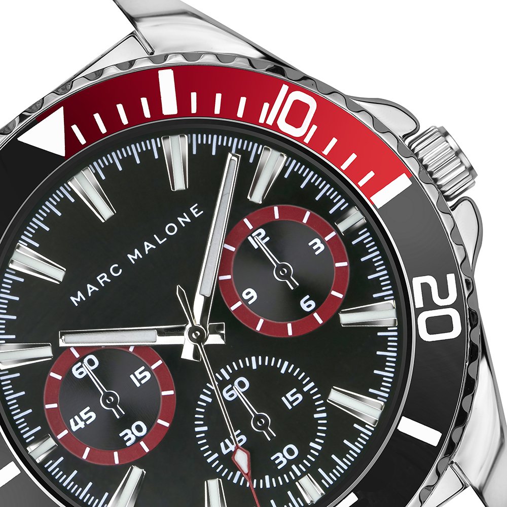 Relógio Masculino Prateado