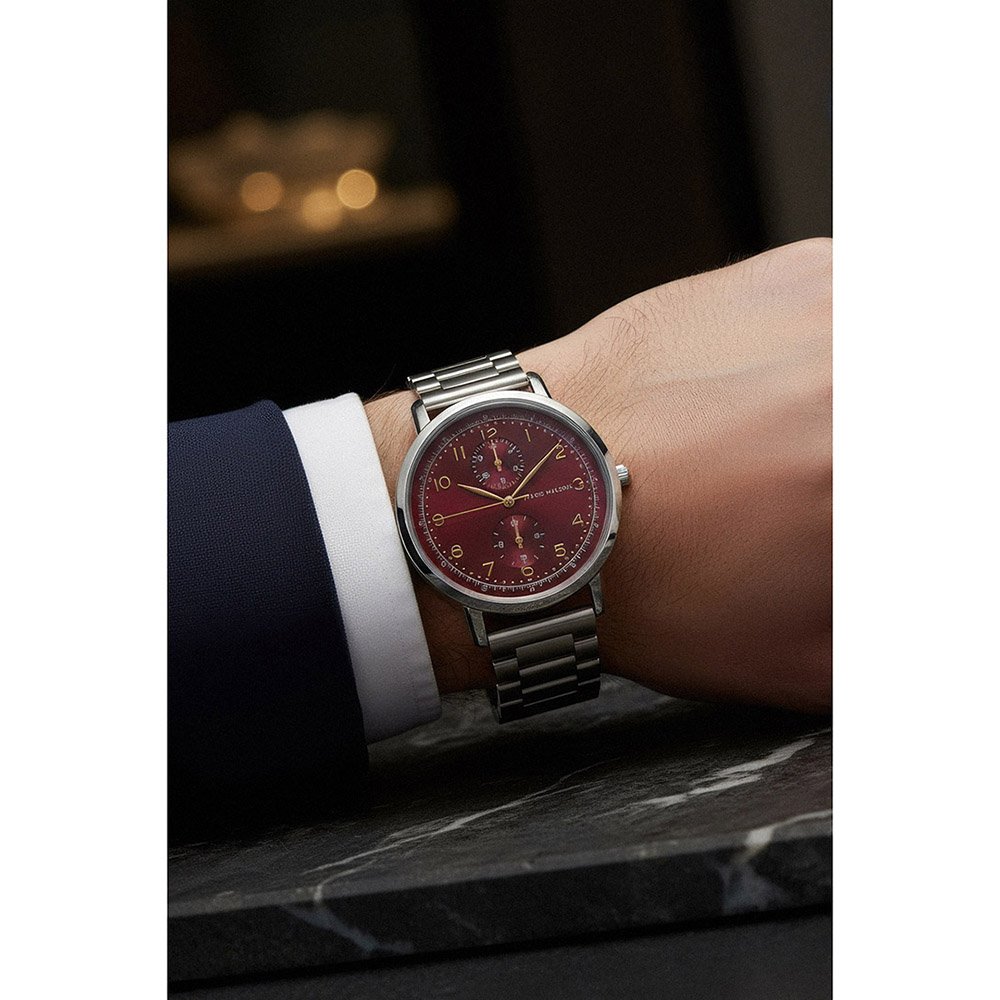 Relógio Masculino Prateado