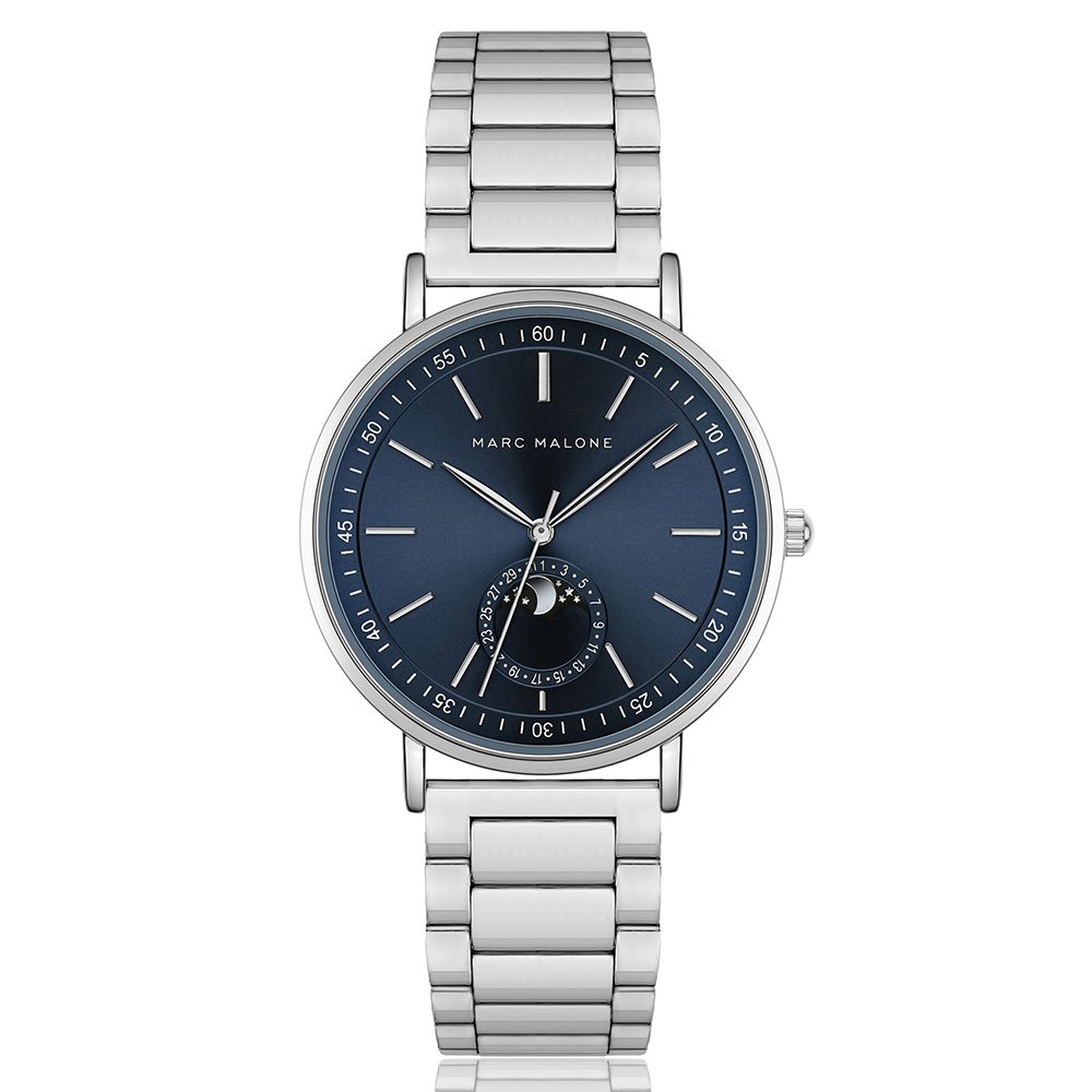 Relógio Masculino Prateado