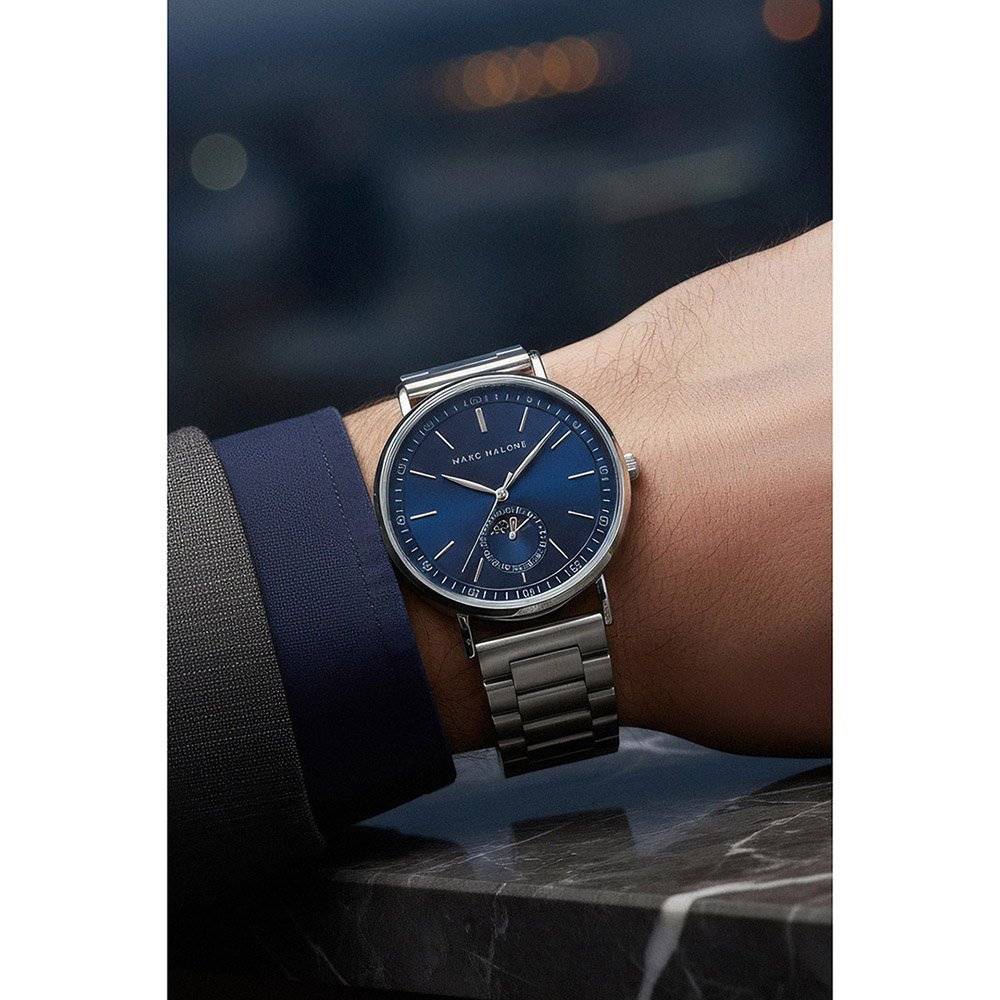 Relógio Masculino Prateado