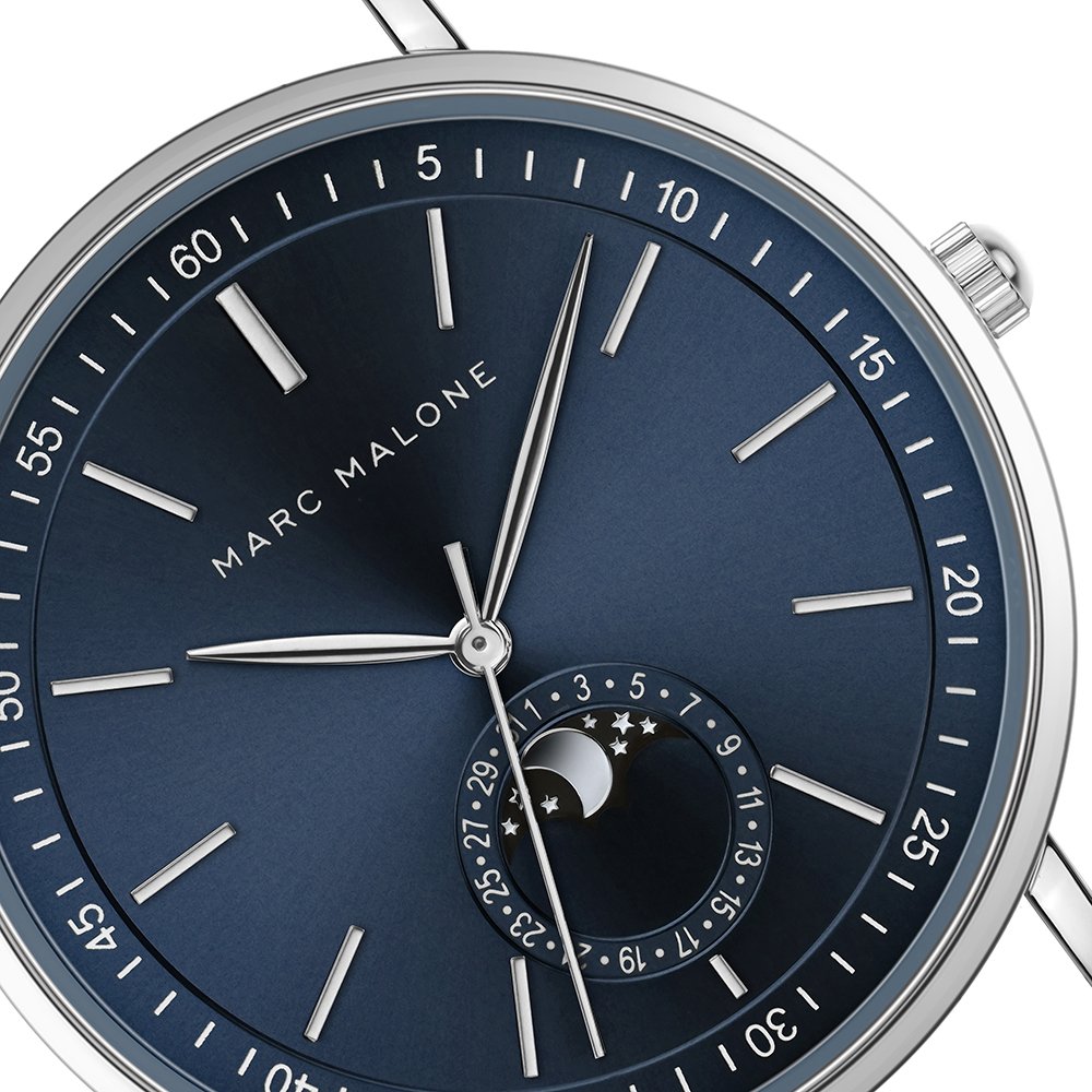 Relógio Masculino Prateado