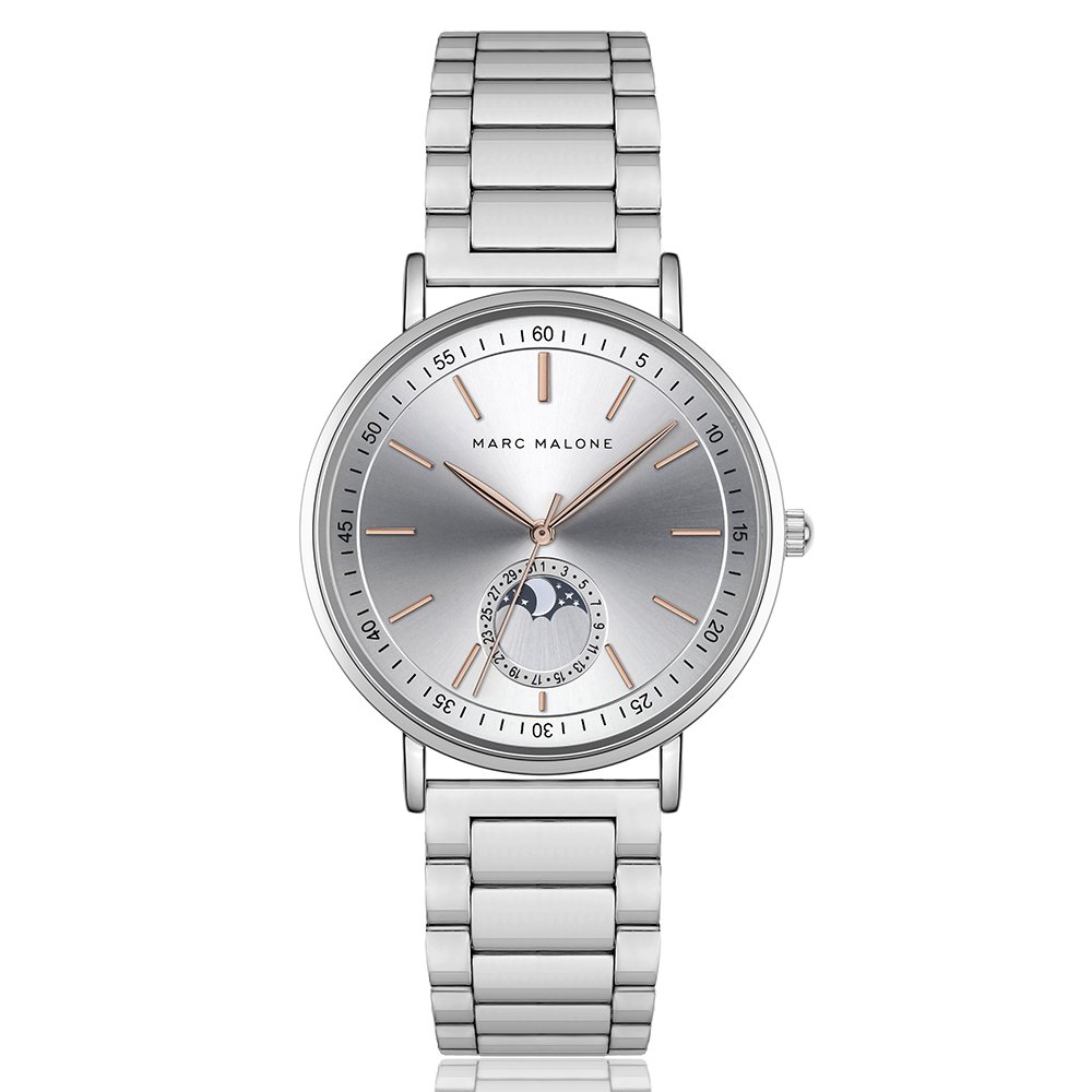 Relógio Masculino Prateado