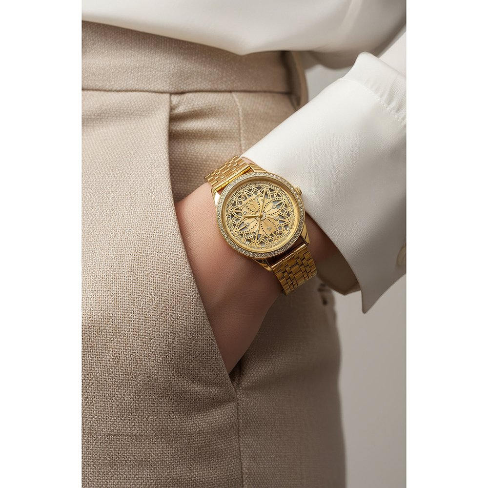 Relógio Feminino Dourado