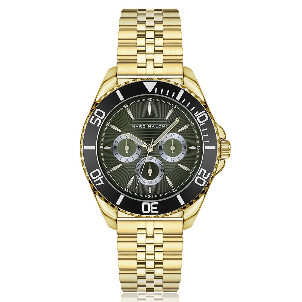 Relógio Masculino Dourado