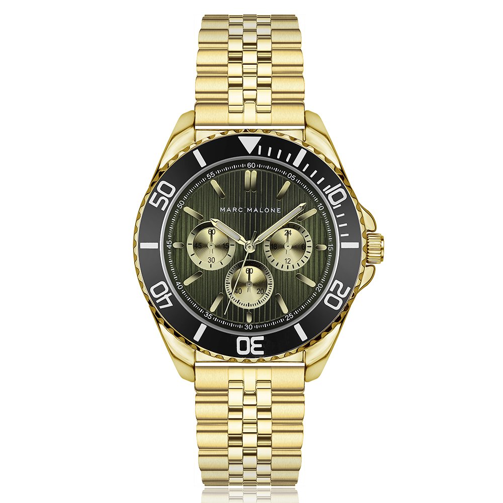 Relógio Masculino Dourado