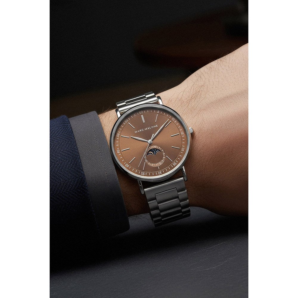 Relógio Masculino Prateado