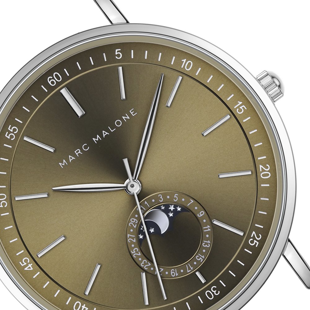 Relógio Masculino Prateado