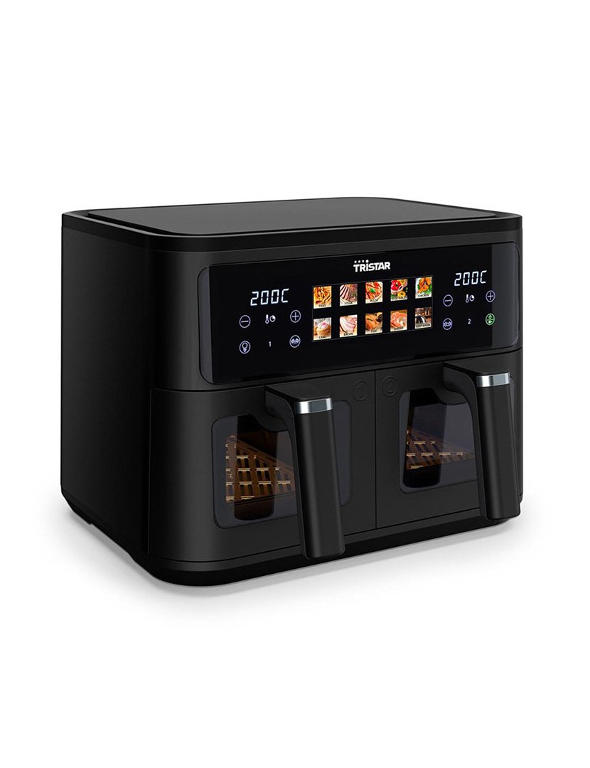 Airfryer Dupla Digital 9 L 2500 W com Janela de Visualização