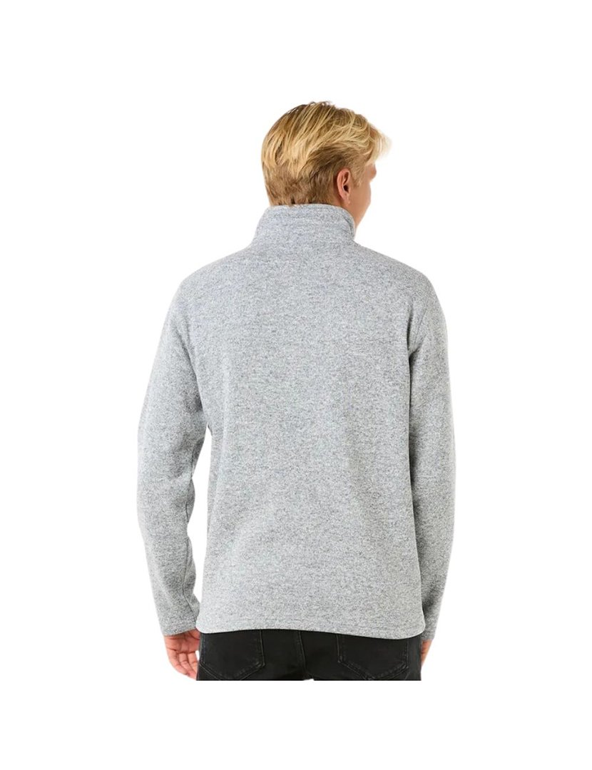 Pullover Crescent zip Cinzento