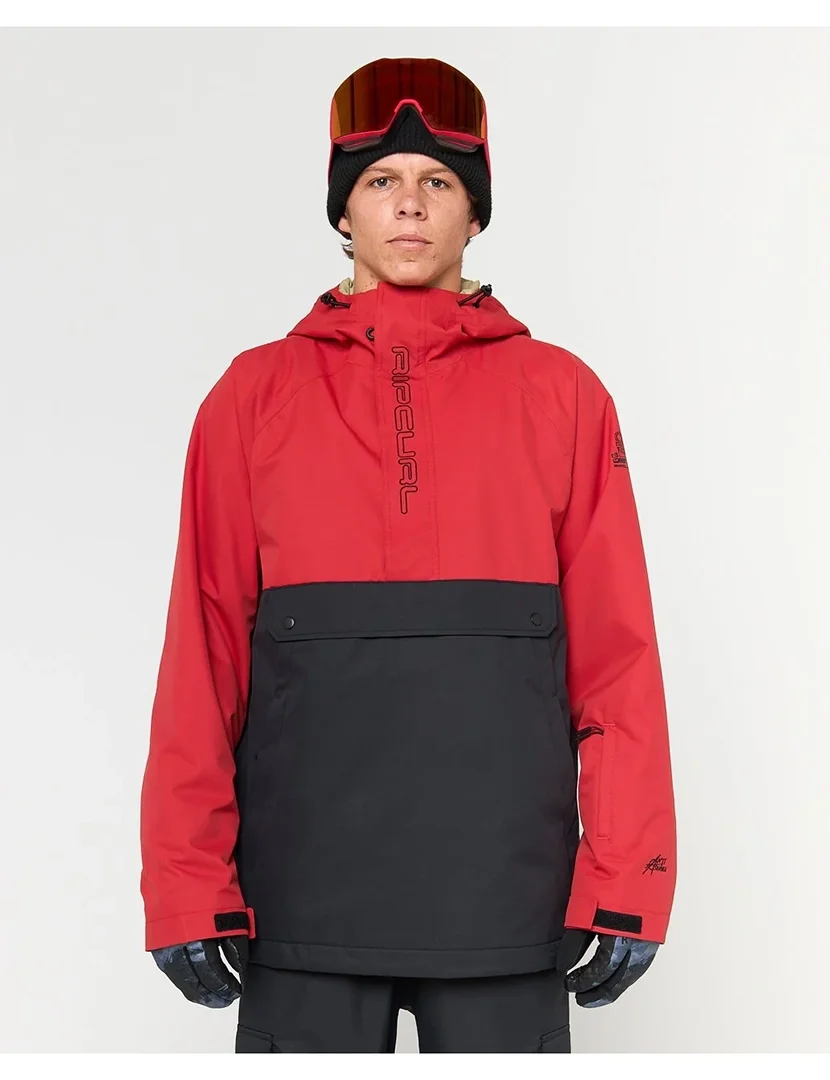 Casaco de Neve Anti-Series Primitive 10K/10K Vermelho e Preto