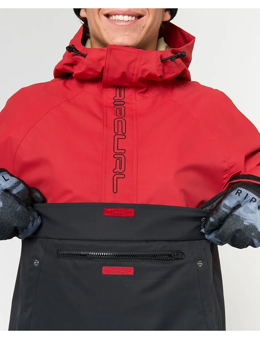 Casaco de Neve Anti-Series Primitive 10K/10K Vermelho e Preto