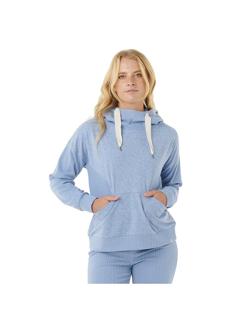 Sweatshirt com capuz Cosy Azul