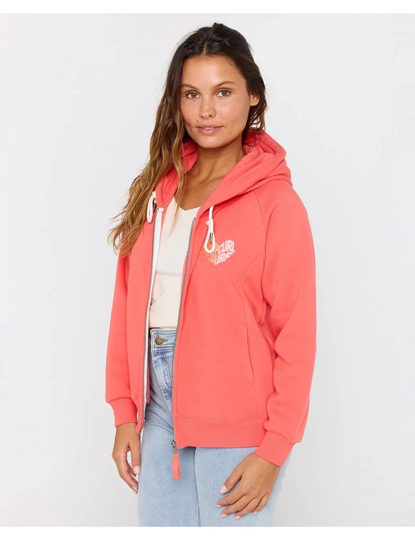 Casaco Galicia Full Zip Fleece Rosa