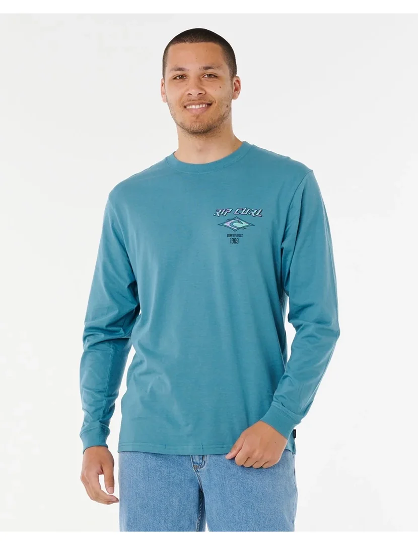 Camisola Fade Out Icon Azul